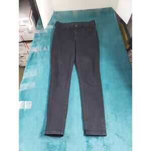 American Eagle Jeans Size 4 Short Womens Black Stretch Pants High Rise Jegging